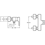 E45371-CP STRAYT смеситель Смесители для душа 250_100_2414915