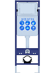 SET AQUATEK СИРИУС (рама AQUATEK Standard INS-0000017(без клавиши и крепежа) + унитаз AQ1582T-00 СИРИУС TORNADO с тонким сиденьем soft-close) 250_100_2418013