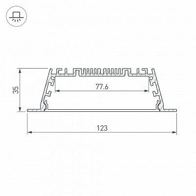 Короб встраиваемый Arlight ARH-POWER 027928 400_400_2133612