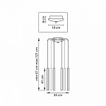 Подвесная люстра Lightstar Tubo L8T747237 250_100_561647