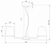 Подвесная люстра Eurosvet Amaretto 60155/5 хром 250_100_1813104