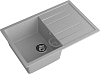 GRANFEST Мойка композит QUADRO GF-Q--780L чаша с крылом 780*500 мм серый арт.GF- 100_100_2916611