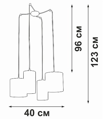 Подвесная люстра Vitaluce V3089 V3089-0/4S 400_400_1819062