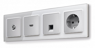 Рамка на 4 поста Ambrella Volt ALFA AF330404 400_400_2184246