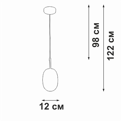 Подвесной светильник Vitaluce V28211 V28211-1/1S 400_400_1820389