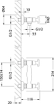 LM0103C and#34;FLORAand#34; Смеситель Смесители для душа, хром 250_100_2732570