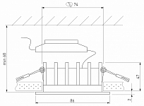 Встраиваемый светильник Elektrostandard Combi a069004 250_100_3150367