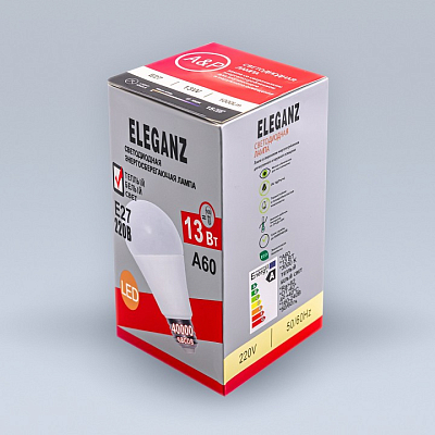 Лампа светодиодная Eleganz  E27 13Вт 3000K 1372 400_400_2046699