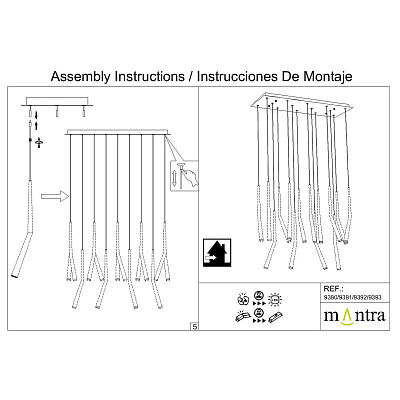 Основание Mantra Modular Light Florones 9392 400_400_3100560