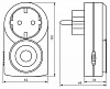 Розетка с таймером Feron TM50 23238 100_100_2122148