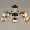 Люстра на штанге Reluce 04886 04886-0.3-05 BK+WOOD 100_100_3109167
