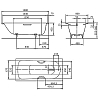 Ванна Saniform Plus Мод.375-1 180х80 белый + easy-clean 100_100_2419381