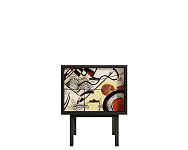 Тумбочка с двумя ящиками "Emerson" by Kandinsky арт EM16/Print_01 250_100_Array