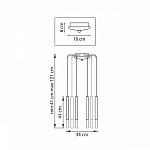 Подвесная люстра Lightstar Tubo L8T747133 250_100_2681965