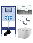 SET AQUATEK ЕВРОПА-067 4в1 (рама AQUATEK INS-0000025 +крепление KKI-0000002 +кнопка KDI-0000067 +унитаз AQ1901-00 +тонкое сиденье sc) 250_100_Array