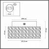 Накладной светильник Odeon Light Travertino 6625/1C 100_100_1730353