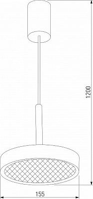 Подвесной светильник Elektrostandard Plate a065413 400_400_1776135