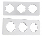 Рамка на 3 поста Arte Milano am-502.15 502.15-3.silver 250_100_Array