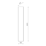 SL9511.401.01 Светильник уличный настенный ST-Luce Черный LED 1*14W 4000K NUVOLA 250_100_2955426