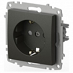Розетка с заземлением и со шторкой, без рамки Elbi Eleсtriс Zena Vega 609-011100-243 250_100_Array