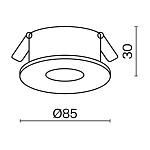 Встраиваемый светильник Technical DL027-2-01-MG 250_100_Array