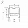 Профиль накладной Arlight SL-LINE 043978 100_100_1901424