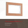 Рамка для двойной розетки Arte Milano am-503.12 503.12-double.brown 100_100_2168706