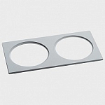 Рамка на 2 светильника Italline IT02-QRS2 IT02-QRS2 white 250_100_Array