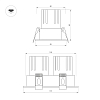 Встраиваемый светильник Arlight MS-FLOW 060936 100_100_3078936