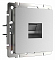 Розетка Ethernet RJ-45 без рамки Werkel серебряный матовый W1181065