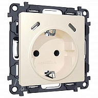 Розетка с заземлением и 2хUSB type C, без рамки Ambrella Volt ALFA MA330510 500_191_2307987