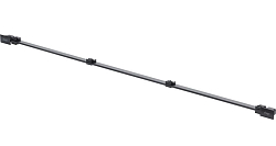 711870 Visign SR3 дизайн-вставка для Advantix Vario 300-1200 мм с компл. для монтажа и бок. накладками, черный, нержавеющая сталь, модель 4965.32 250_100_2406778
