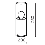 Ландшафтный светильник Outdoor O432FL-01GF 250_100_842154