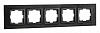 Рамка на 5 постов Mono Electric Style Aluminium 107-820000-164 100_100_2162822