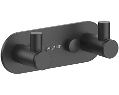 AQ4102MB ЕВРОПА крючок двойной, матовый черный 500_191_3225679