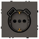Розетка с заземлением и со шторкой и 2хUSB type A и C, без рамки Stekker Эмили 50361 250_100_Array