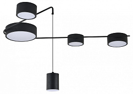 Потолочная люстра Indigo Modulo 14028/5С Black 500_191_2432243