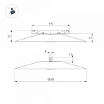 Накладной светильник Arlight MICROCOSM 051779 250_100_2865812