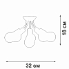 Потолочная люстра Vitaluce V3927 V3927-0/6PL 100_100_1819668