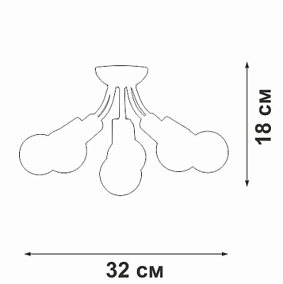 Потолочная люстра Vitaluce V3927 V3927-0/6PL 400_400_1819668