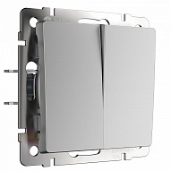 Выключатель проходной двухклавишный без рамки Werkel  W1122006 500_191_3230423