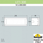 Встраиваемый светильник Fumagalli Leti 5C1.000.000.LYF1R 250_100_1805919