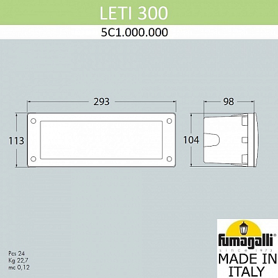 Встраиваемый светильник Fumagalli Leti 5C1.000.000.LYF1R 400_400_1805919