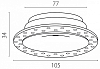 Рамка на 1 светильник Lightstar Spira 074206-01 100_100_2472756