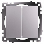 Переключатель двухклавишный без рамки Stekker Катрин 49168 250_100_Array