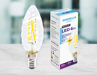 Лампа светодиодная Ambrella Light С37 E14 6Вт 4200K 202124 250_100_2002074