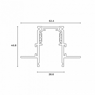 Трек встраиваемый Hesby Lighting ElDeko HSBL_0061 400_400_3120937