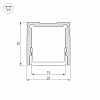 Профиль накладной Arlight SL-SLIM 047631 100_100_1904132