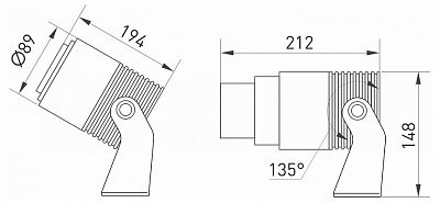 Настенно-потолочный прожектор Arlight Ray 028078 400_400_1890588