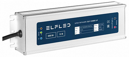 Блок питания ELFLED STD ELF-12300С-LP 500_191_3238682